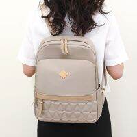 Large-Capacity Business Commuter Backpack Casual Ladies Texture Wear-Resistant Oxford Cloth Computer Female Student 【AUG】