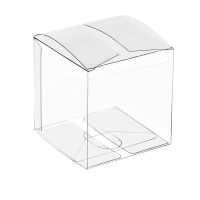 50Pcs Clear Plastic Boxes for Gifts Pvc Packing Box Gift Packaging Transparent Candy Box Wedding Gift Boxes Party Favors