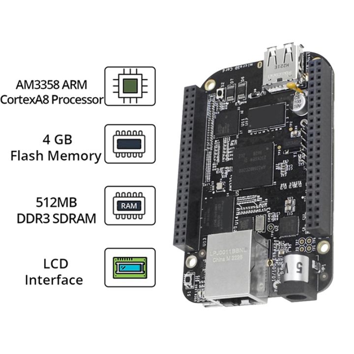 embedded-development-board-accessories-component-parts-for-beaglebone-bb-black-embedded-am3358-cortex-a8-512mb-ddr3-4gb-emmc-bb-black-ai-linux-arm