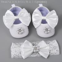 【hot】♗♞▣  Luxury Baby Shoes Headband Set Crystals Shower