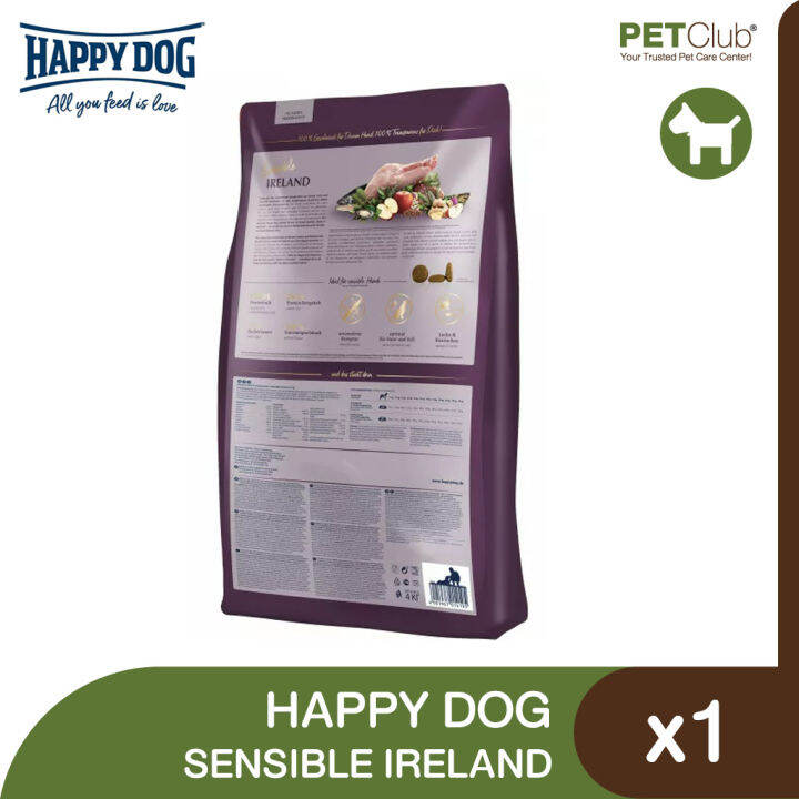 petclub-happy-dog-sensible-ireland-อาหารสุนัขโตพันธุ์ใหญ่-สูตรดูแลผิวหนังและขน-2-ขนาด-1kg-4kg