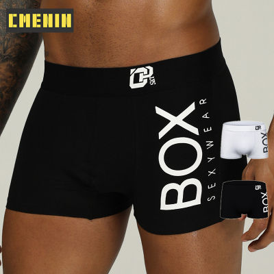 CMENIN (1 Pieces) ผ้าฝ้ายเซ็กซี่ชายชุดชั้นในนักมวยแฟชั่นคุณภาพสูง Boxershorts Cotton Soft Boxer Lingeries OR212