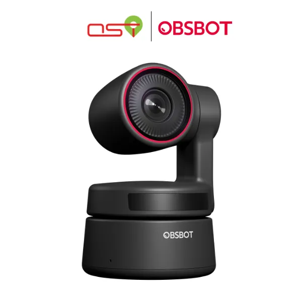 Obsbot Tiny 4k - Pan, Tilt & Zoom, 4k AI webcam with auto tracking