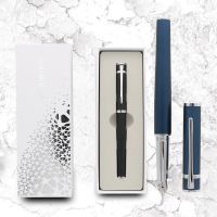 【CW】 Elegant aristocratic hardcover Fountain Pen Student office stationery gifts F tip ink pen