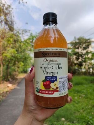 Apple Cider Vinegar Spectrum แอปเปิ้ลไซเดอร์ แอปเปิ้ลไซเดอร์เวนิกา acv ขนาด 473 มล.