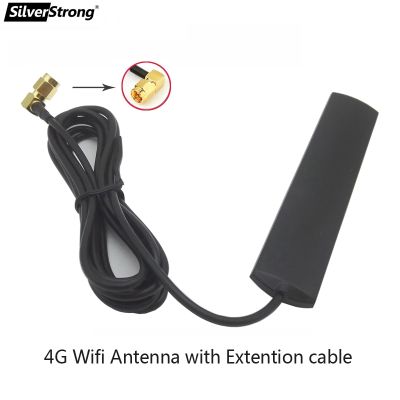 【CC】 Car Wifi AntennaSMA Male Connector2 Extention Cable4dbi2.4GHz700-2700MHz