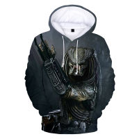 The Predator 3D Printed Hoodies Men Women Casual Hooded Sweatshirts Movie Pattern Hip Hop Pullover Male Fashion Oversized Hoodie