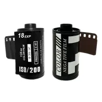 Elesky（Fast delivery）color film 35MM camera ISO SO200 Type-135 color film for beginners （18 /12/8pieces/ roll）, Color Negative Film, roll films