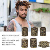 ผมเคราลูกปัด Retro Alloy Dreadlocks แหวนผมสำหรับถักเปีย