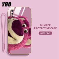 โทรศัพท์การ์ตูนดิสนีย์ YBD เคสสำหรับ Vivo S1 IQOO NEO 1907ฝาหลัง TPU นิ่มป้องกันการแตกมันวาว (ฟรีสายคล้อง)