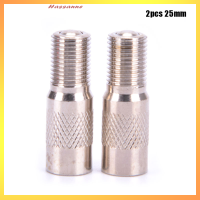 Hassanne 2pcs จักรยานวาล์ว Extender สำหรับ Schrader Valve เปลี่ยนชิ้นส่วนจักรยานจักรยาน