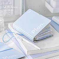 40หน้าหนังสือ Minimalist Pocket Loose-Leaf Book Mini แบบพกพา Binder Notebook Creative Planner นักเรียนเครื่องเขียน