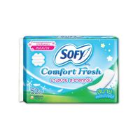 Sofy Panty Liners Comfort Fresh Scented 52pcs. โซฟีแผ่นอนามัยคอมฟอร์ทเฟรชมีน้ำหอม 52ชิ้น