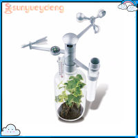 10PCS Weather Station รุ่นวิทยาศาสตร์การทดลองฟิสิกส์ของเล่นตัวต่อสำหรับเด็กอุปกรณ์ช่วยสอนการทดลองวิทยาศาสตร์