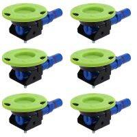 6pcs 3 Inch Concave Vacuum Cup 75mm Heavy Duty Hand Pump Suction Cup with M6 Threaded Stud