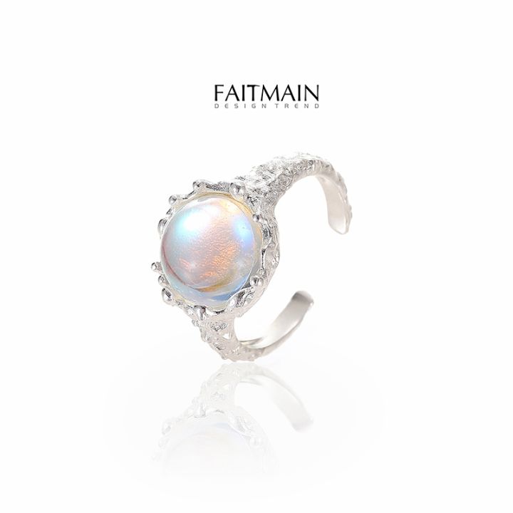 faitmain-original-design-sterling-silver-ring-female-stone-light-and-decoration-on-the-moonlight-cold-wind-niche-feed-opening-ring