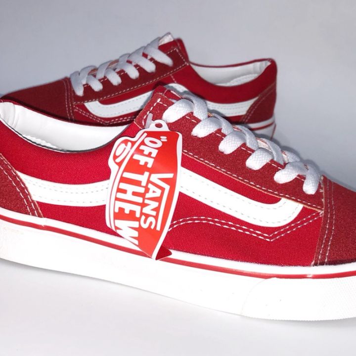 hot-original-van-soft-sole-low-neck-thick-rubber-fashion-casual-sports-sneakers-wear-resistant-school-shoes-skateboard-shoes-red