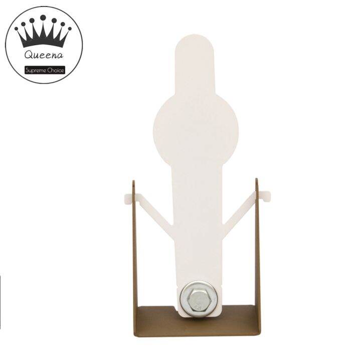 Resetting Metal Shooting Practice Target for .177 Caliber Pistol