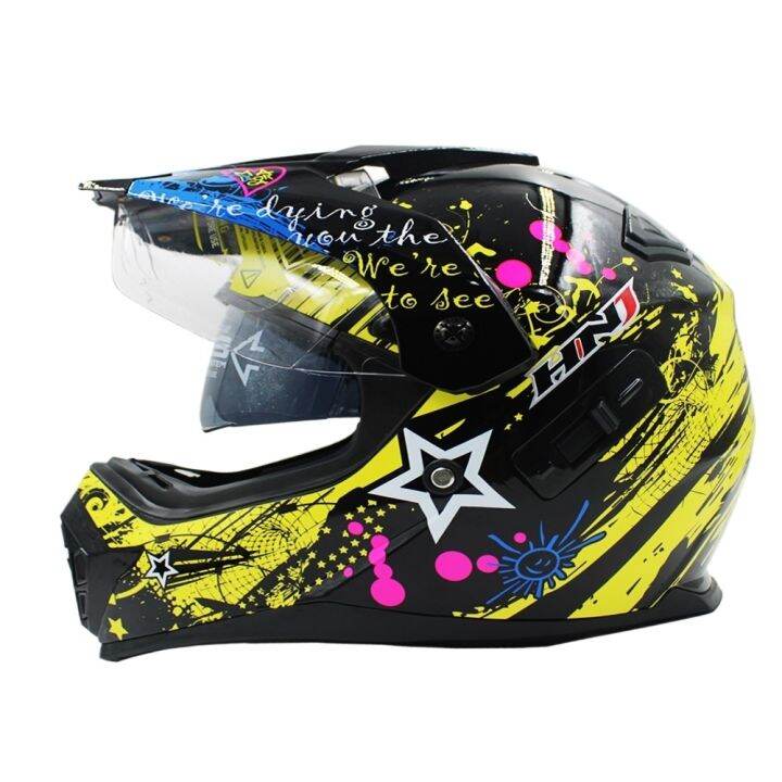 HNJ motocross motorcycle helmet motor full face helmets motors cod