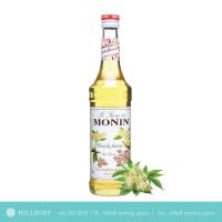 HILLKOFF : น้ำเชื่อมแต่งกลิ่น Monin Syrup โมนิน โมแนง ไซรัป กลิ่น Elder flower ขนาด 700 ml.