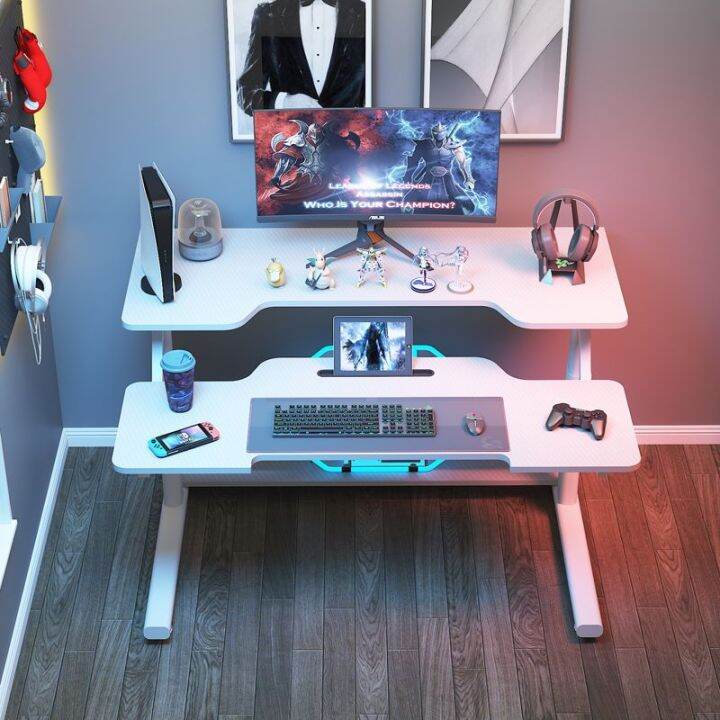 Computer Table with Keyboard Tray and Adjustable Height of 7090cm Lazada