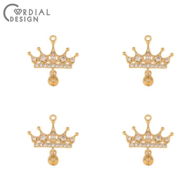 Cordial Design 40Pcs 19*19MM CZ PendantEarrings MakingJewelry AccessoriesHand MadeJewelry Findings &amp; ComponentsDIY Charms