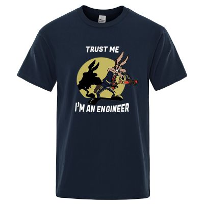 Trust Me Iman Engineer Vintage - Mens Pure Cotton T-shirt, Round Neck Large Mens Wear, Classic Large Apparel 2023 New