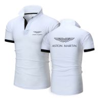 คุณภาพสูง เสื้อโปโลคุณภาพสูงสำหรับผู้ชาย F1ใหม่ Aston Martin Jersey เสื้อยืด Formula 1 Jersey Shirt Extreme Sports Enthusiast Jers