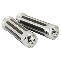 7/8 quot; Sport Bike Skull Hand Grips For Honda Gold Wing GL 1000 1100 1200 1500 1800