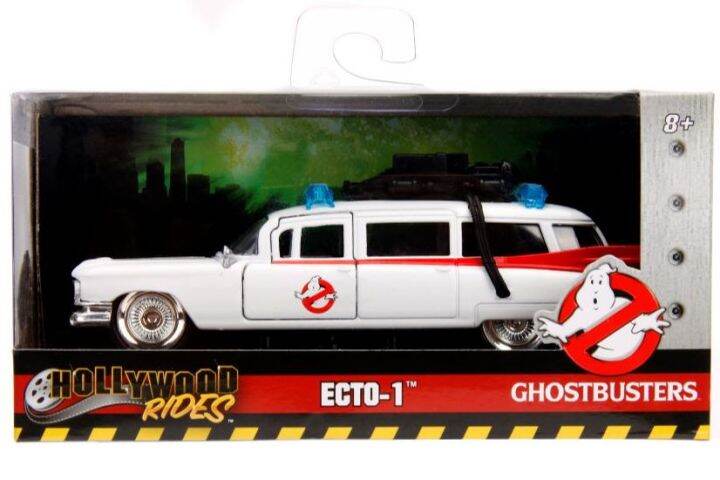 Jada Toys 1:32 Scale Hollywood Rides: Ghostbusters ECTO-1 White ...