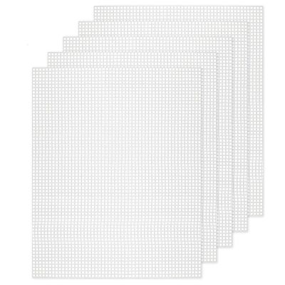 10PCS Mesh Plastic Canvas Sheets 19.6x13 Inch for Embroidery Crafting, Acrylic Yarn Crafting, Knit and Crochet Projects