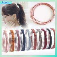 ADAM Random Color ใหม่ เครื่องประดับผม สาว ผู้หญิง เชือกผูกผม ยืดหยุ่นสูง แหวนติดผม 4 in 1