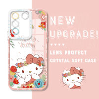 Casing Ponsel เคสการ์ตูนกันกระแทกสำหรับ Vivo V27E V27 5G V27 Pro 5G เคสมือถือใสปลอกอ่อนคลุมทั้งหมดปกป้องกล้อง