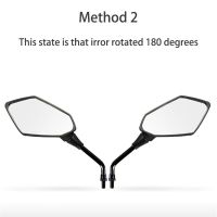 “：{—— Universial 8Mm 10Mm Motorcycle Mirror Scooter E-Bike Rearview Mirrors 2Pcs/Pair Electromobile Back Side Convex Mirror