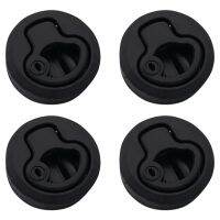 4PCS Universal RV Lock Yacht Door Lock Press Handle Door Lock Plastic Handle with Key