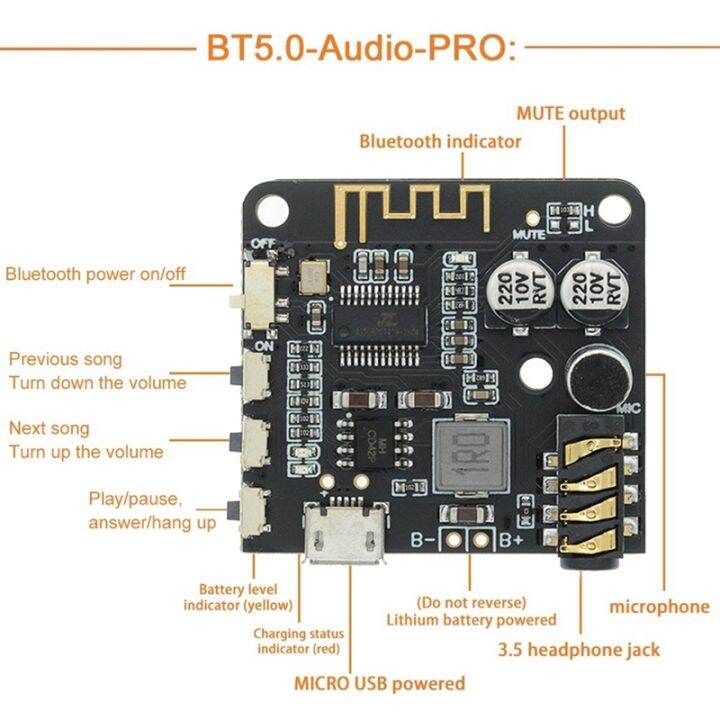 car-lossless-audio-receiver-audio-receiver-mp3-bluetooth-decoder-lossless-car-speaker-audio-amplifier-board-module-with-1-to-2-audio-cable