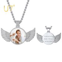 ❦℡◙  Custom Photo Necklace Personalized Gifts for Color Printing Jewelry