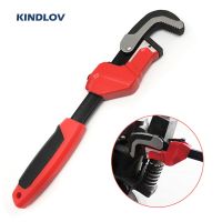 KINDLOV Ratchet Wrench 12 Inch Adjustable Spanner Unniversal Pipe Plumbing Wrench Screw Nut Key For Plumber Repair Hand Tools