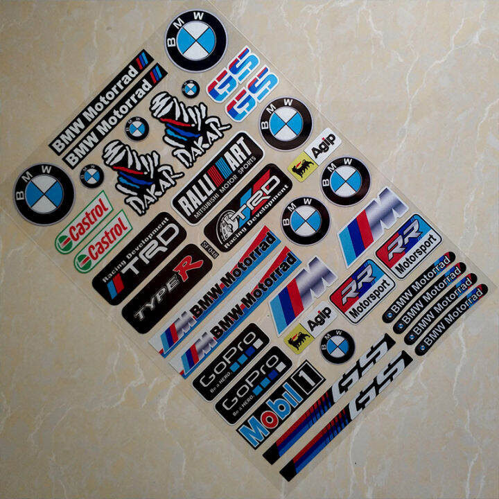 สติ๊กเกอร์กันน้ำแบบลอกแปะสะท้อนแสง-stiker-motor-bmw