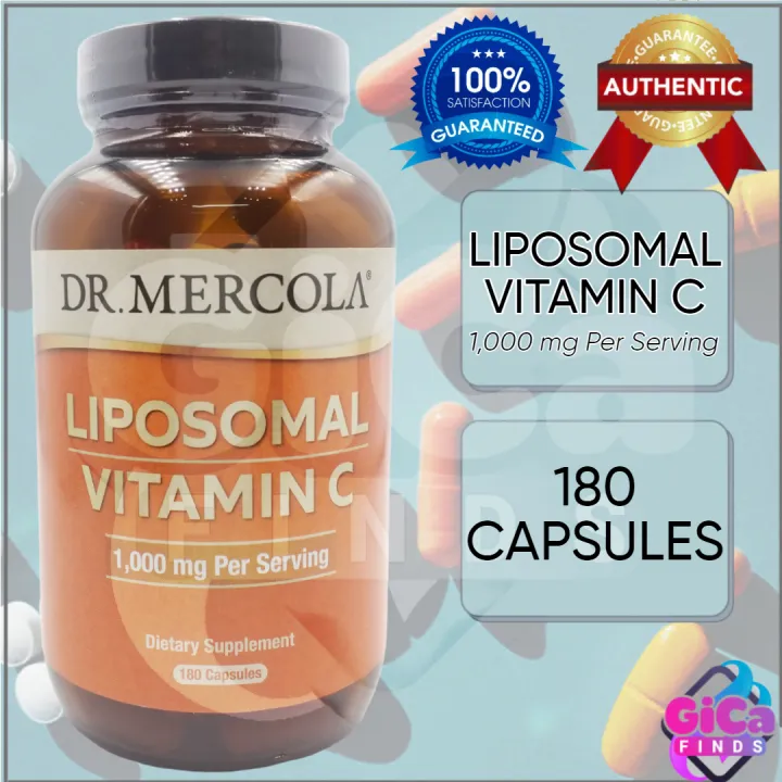 Dr Mercola Liposomal Vitamin C 1000 Mg 180 Capsules Lazada PH