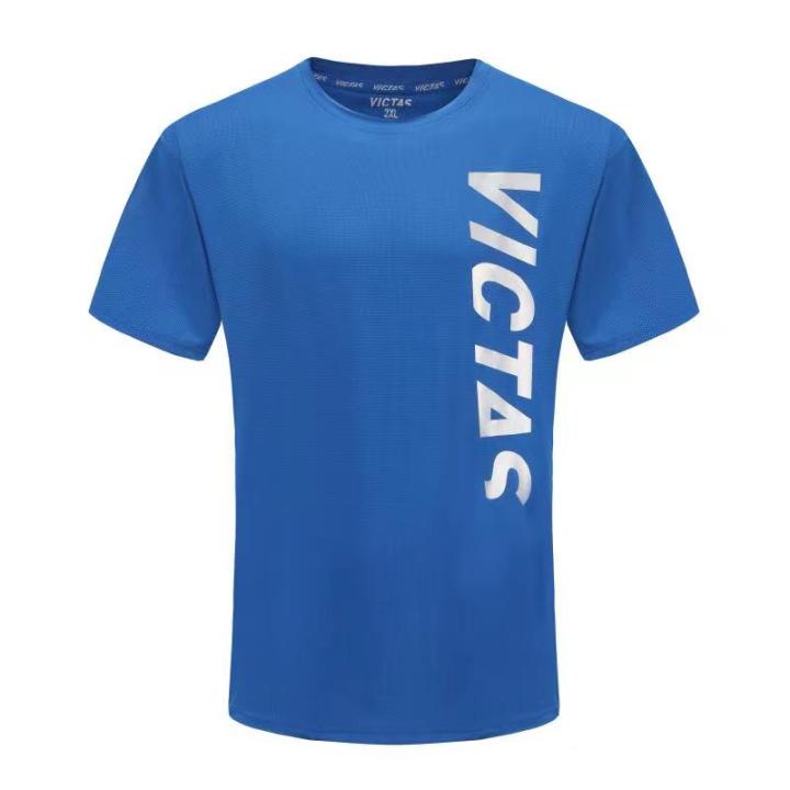 victas-ญี่ปุ่นทีมชาติปิงปองเสื้อผ้ากีฬาแห้งเร็วเสื้อยืดปิงปองไม้ปิงปองกีฬาเสื้อ