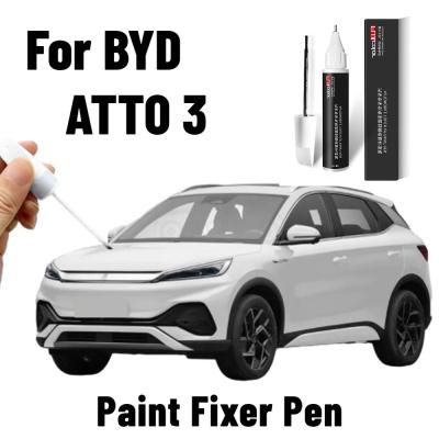 ปากกาซ่อมแซมสีรถยนต์เหมาะสำหรับ BYD ATTO 3ปากกาสีสำหรับลบรอยขีดข่วนปากกาทาเพนท์สีขาวสีดำซ่อมรอยสีรถยนต์