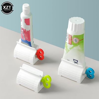 1 Pc Toothpaste Squeeze Squeezer Clip-on Household Toothpaste Device Lazy Toothpaste Tube Squeezer Press Bathroom Supplies