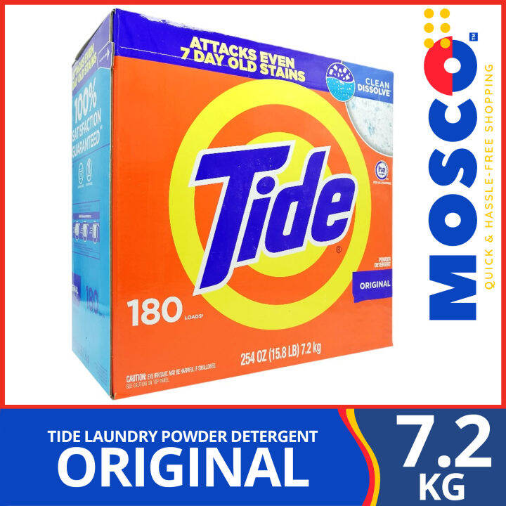 TIDE HE Powder Laundry Detergent 7.2kg | Lazada PH