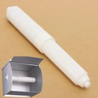 White Plastic Replacement Toilet Roll Holder Roller Insert Spindle Spring Useful Toilet Roll Holders