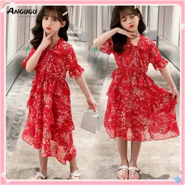 Girl Dresses 2023 Teens Girls Dress Summer Clothes Off Shoulder