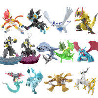 Bandai SHODO 5 6 7 Series Assembly รุ่น Pokemon อะนิเมะรูป Lugia Haxorus Infernape Luxray Action Figure Collection ของเล่น