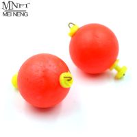 ﹍✔ MNFT 10Pcs Foam Float Classic Fishing Bobber Round / Oval Type Bobbers Red Sea Fishing EVA Foam Weighted Floats Fishing Tackle