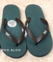 เขียวมรกต หูน้ำตาลเข้ม Green Darkbrown Hippo Shoe รองเท้าแตะฮิปโป No. 37-38-39-40 41-42-43-44