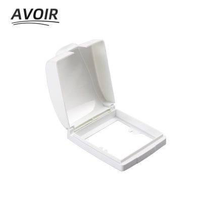 Avoir 86 Type Wall Waterproof Splash Box Electrical Outlets Switch Plastic Cover Child Protection Box Bathroom Socket Supplies